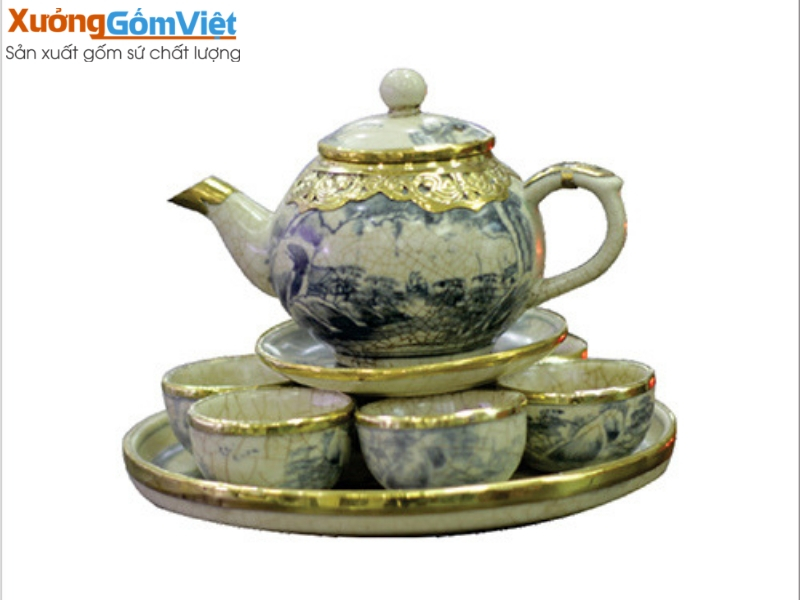 Ấm Chén Trà Bát Tràng