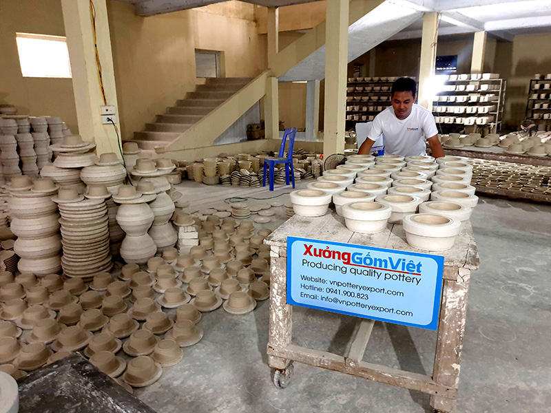 Ấm Chén Trà Bát Tràng