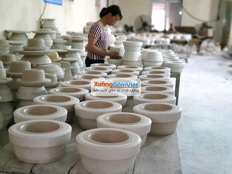 Ấm Chén Trà Bát Tràng