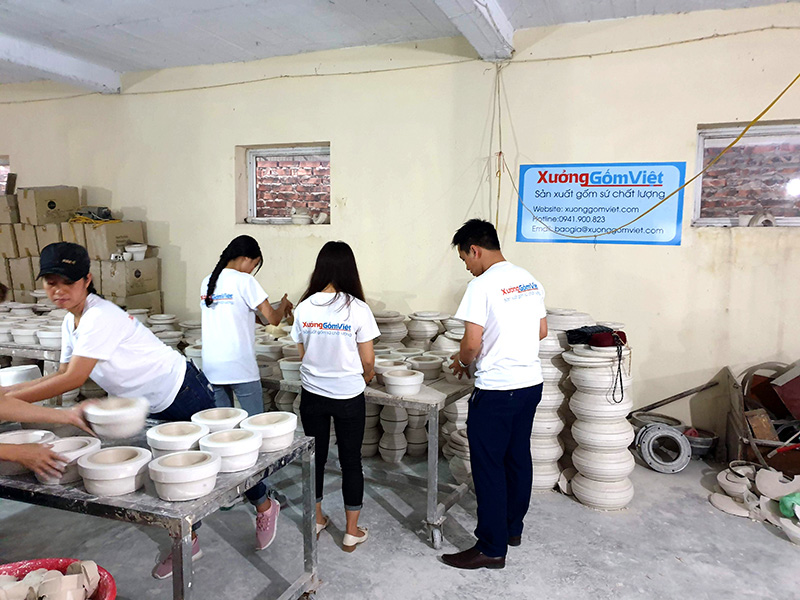 Ấm Chén Trà Bát Tràng