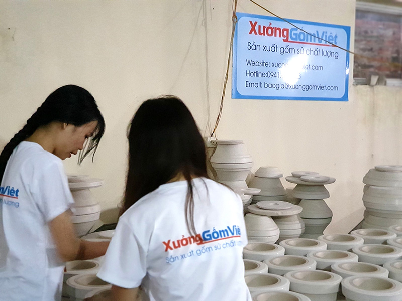 Ấm Chén Trà Bát Tràng