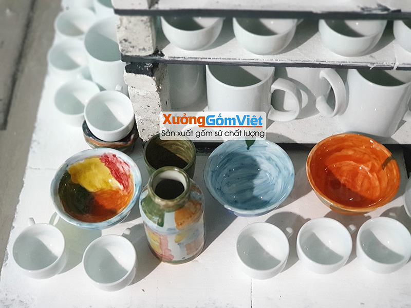 Ấm Chén Trà Bát Tràng