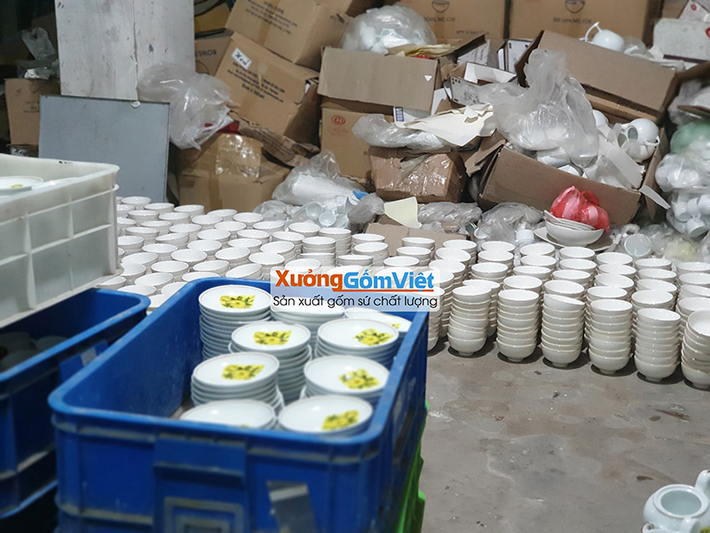 Ấm Chén Trà Bát Tràng