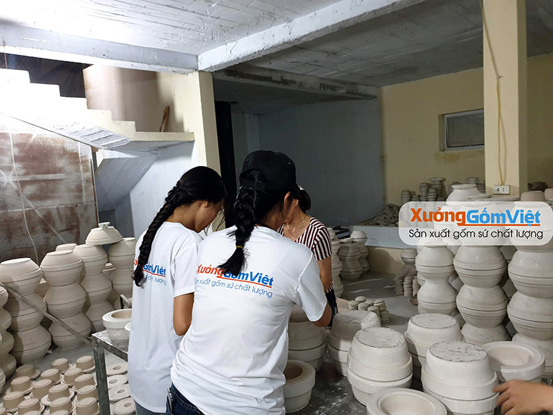 Ấm Chén Trà Bát Tràng