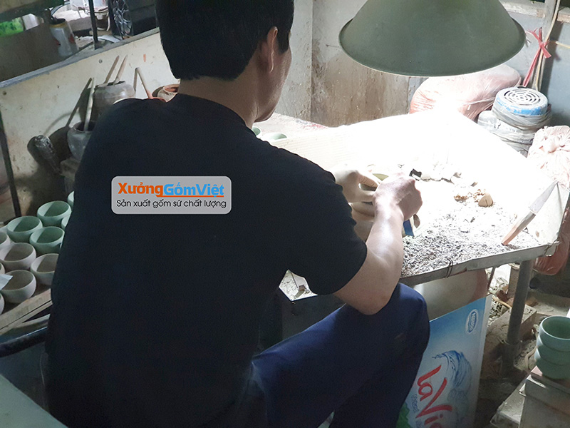 Ấm Chén Trà Bát Tràng