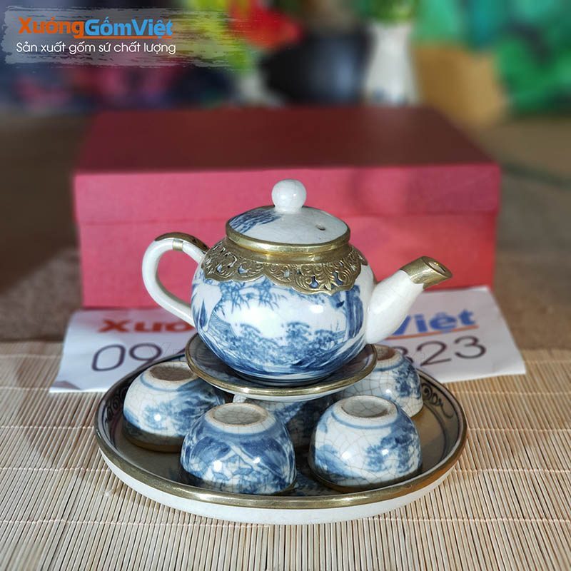 Ấm Chén Trà Bát Tràng