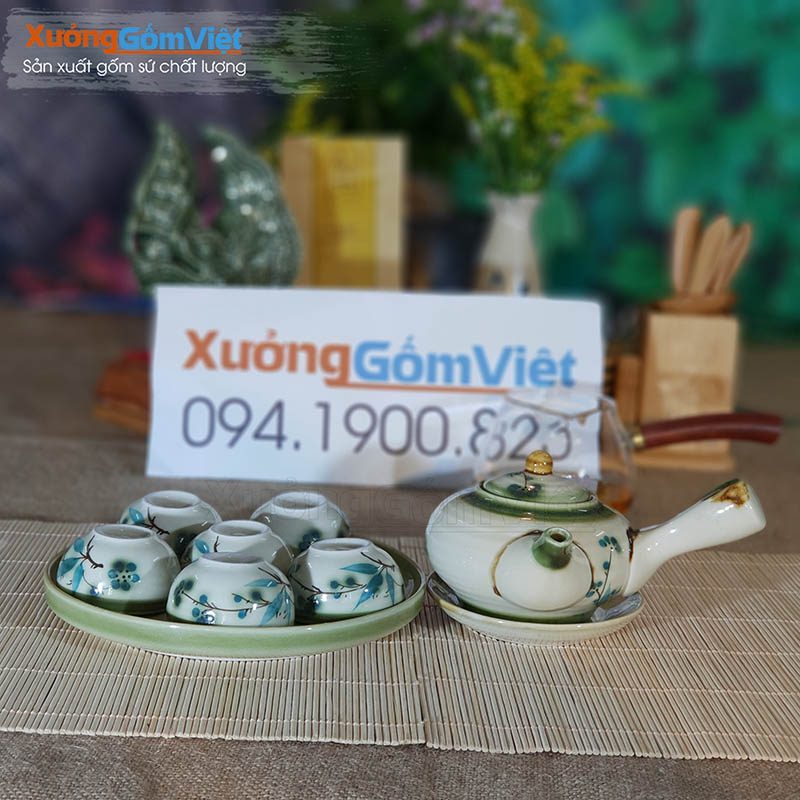 Ấm Chén Trà Bát Tràng