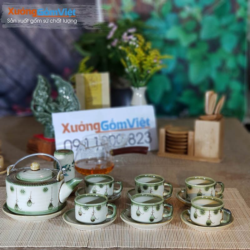 Ấm Chén Trà Bát Tràng