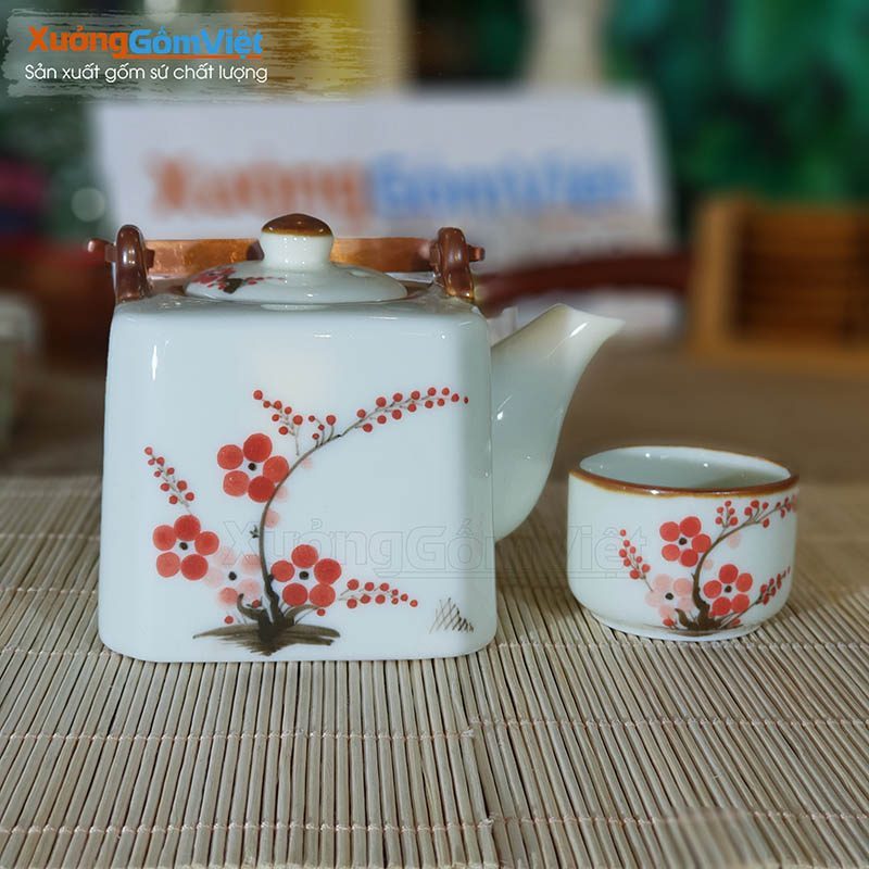 Ấm Chén Trà Bát Tràng