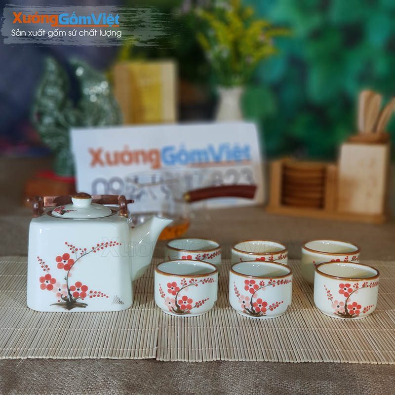 Ấm Chén Trà Bát Tràng