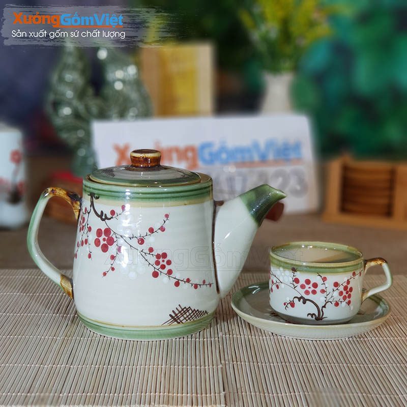 Ấm Chén Trà Bát Tràng