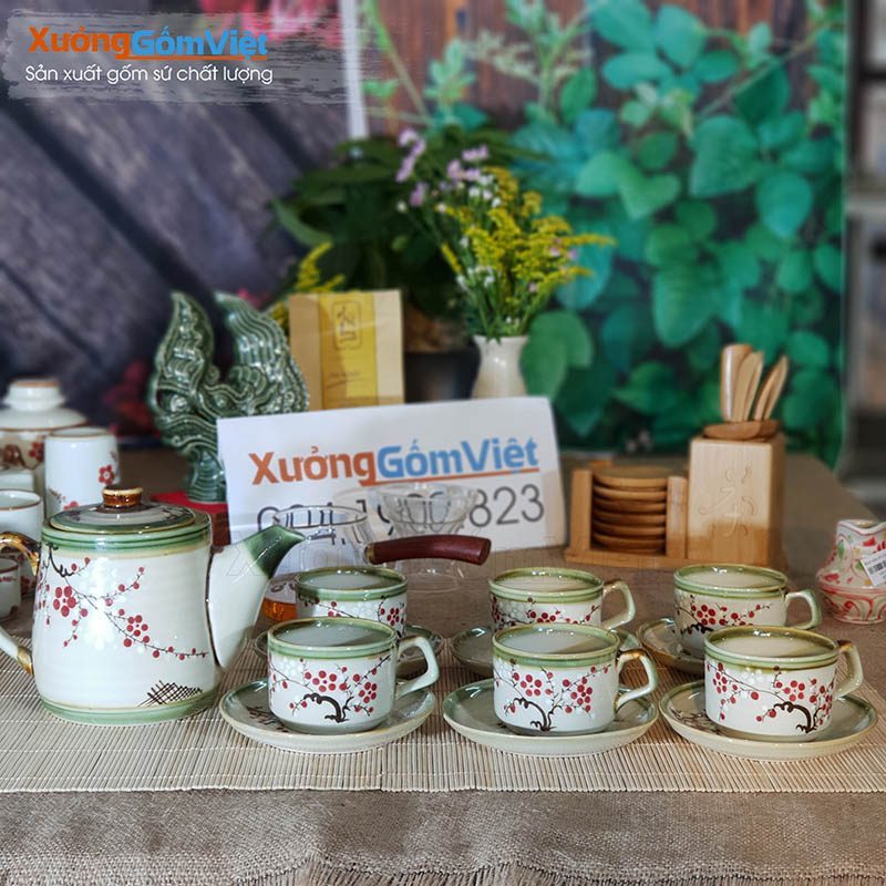 Ấm Chén Trà Bát Tràng