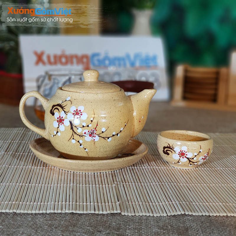 Ấm Chén Trà Bát Tràng