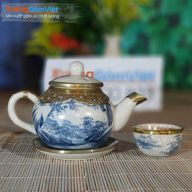 Ấm Chén Trà Bát Tràng