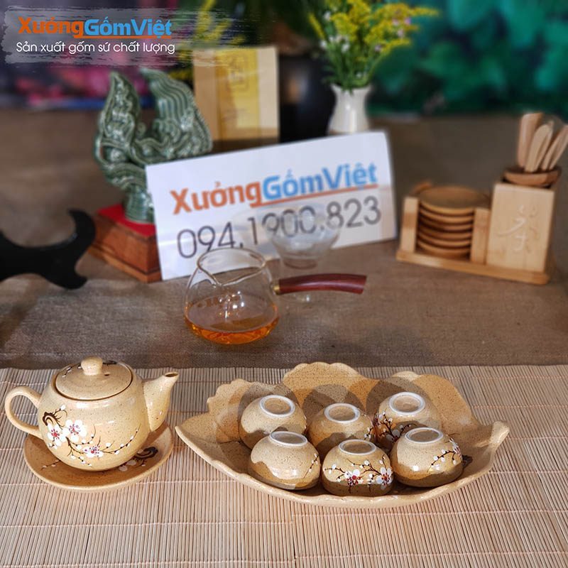 Ấm Chén Trà Bát Tràng