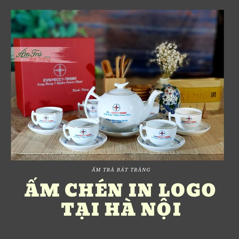 ấm trà in logo tại Hà Nội