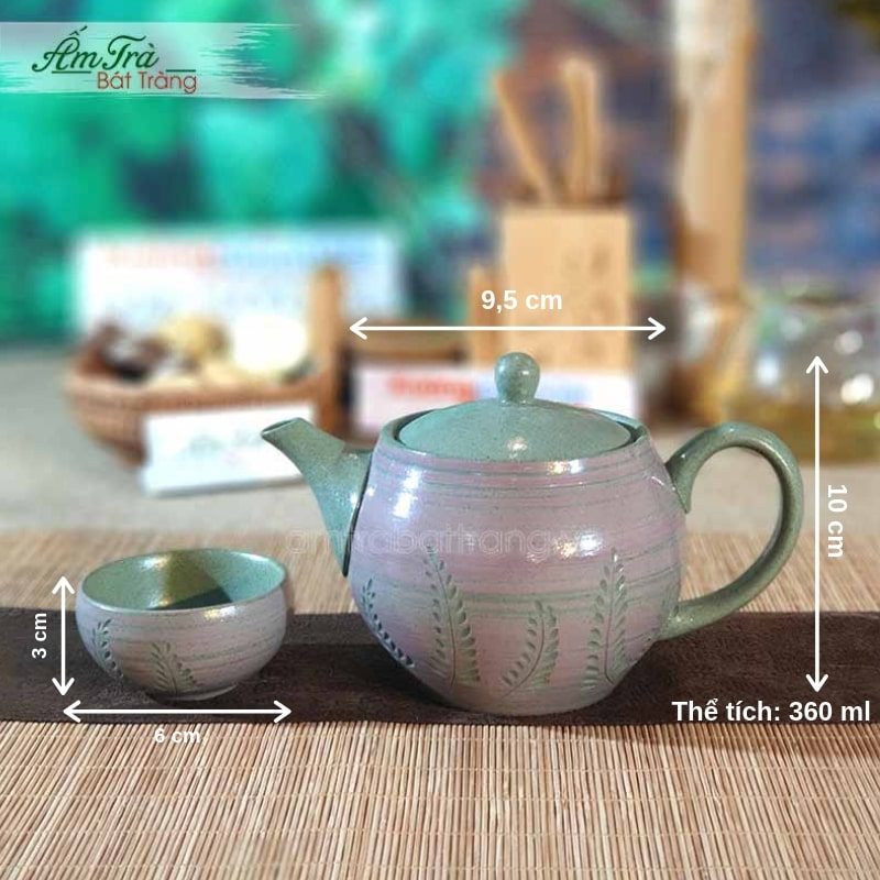 Ấm Chén Trà Bát Tràng