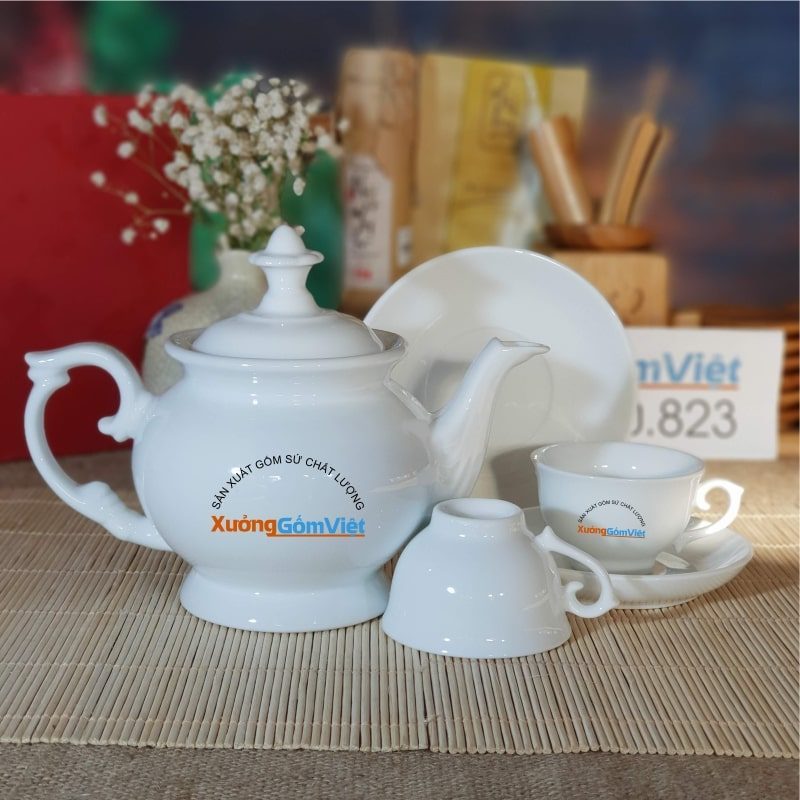 Ấm Chén Trà Bát Tràng