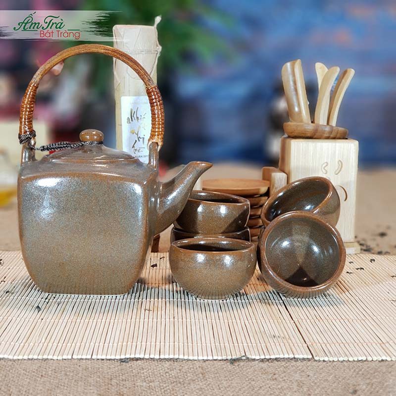 Ấm Chén Trà Bát Tràng