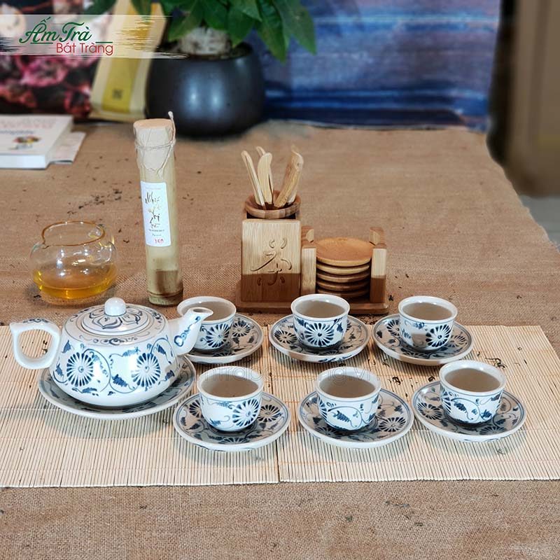 Ấm Chén Trà Bát Tràng