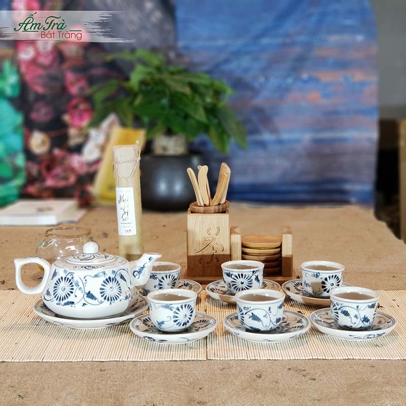 Ấm Chén Trà Bát Tràng