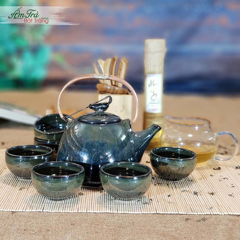 Ấm Chén Trà Bát Tràng