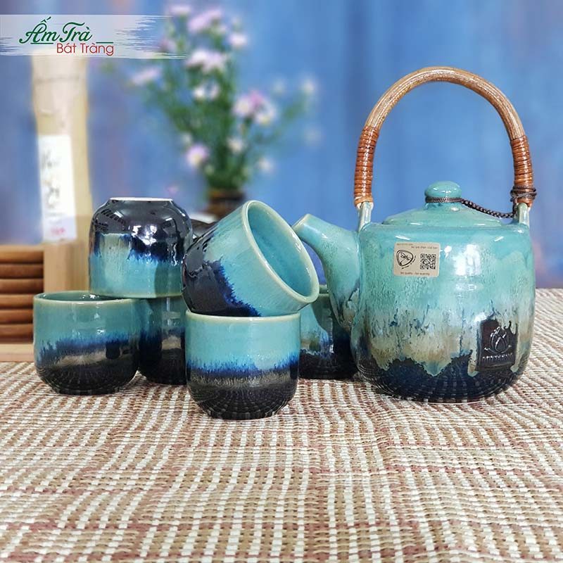 Ấm Chén Trà Bát Tràng