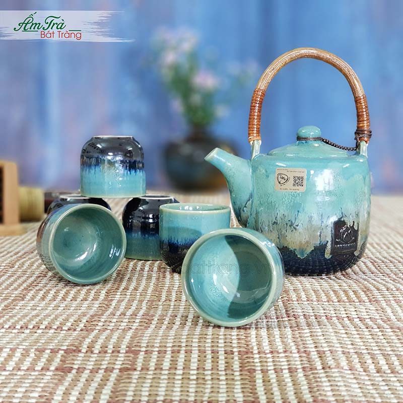 Ấm Chén Trà Bát Tràng