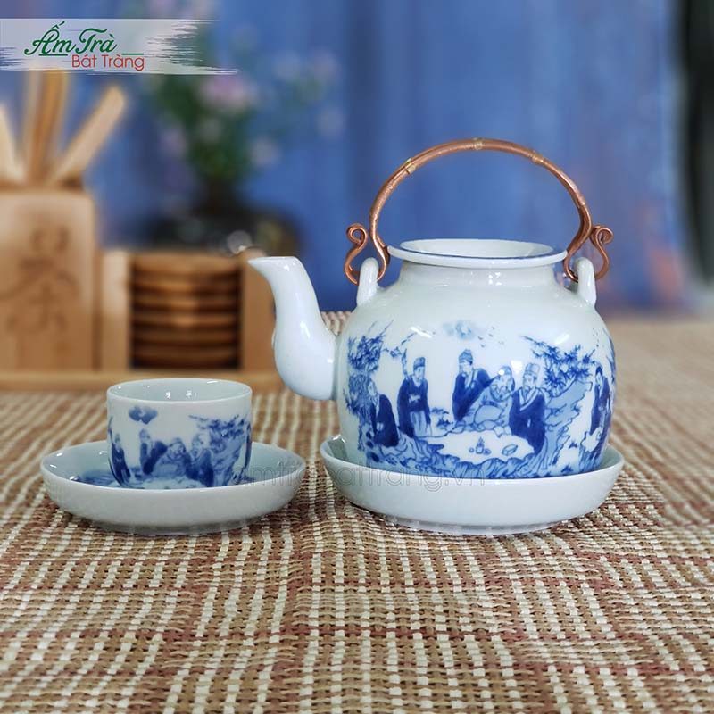Ấm Chén Trà Bát Tràng