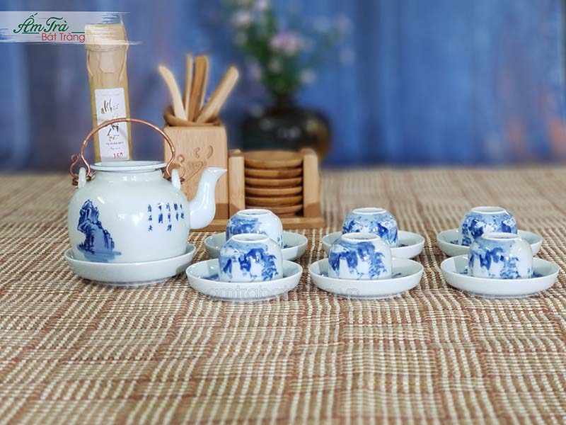 Ấm Chén Trà Bát Tràng