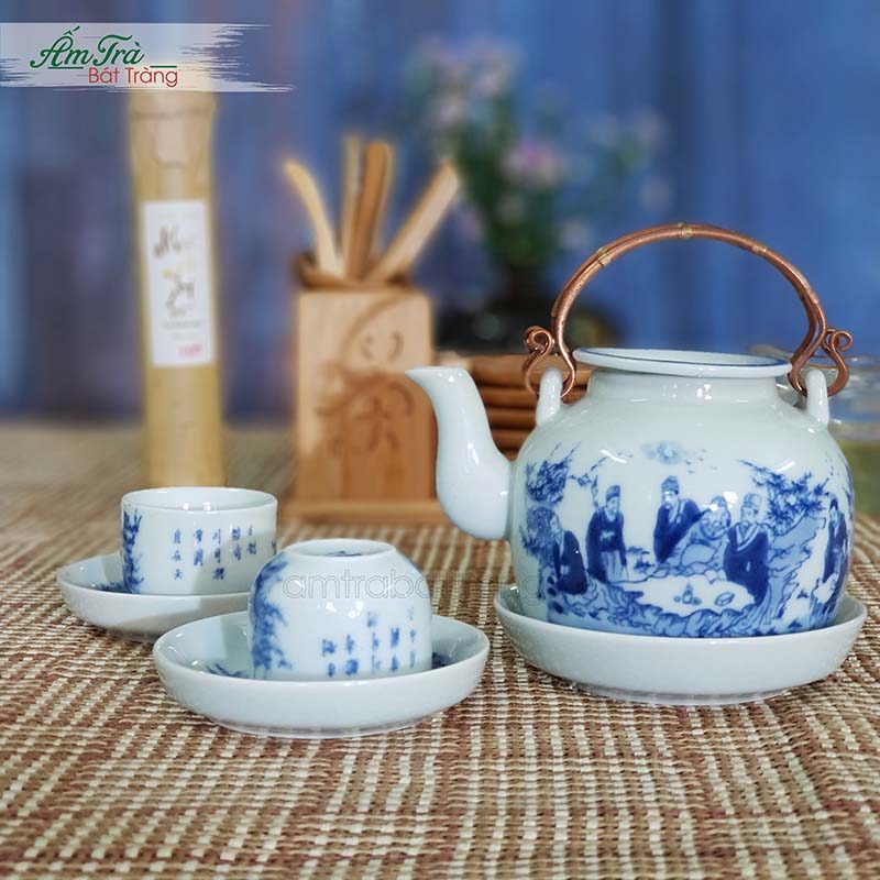 Ấm Chén Trà Bát Tràng