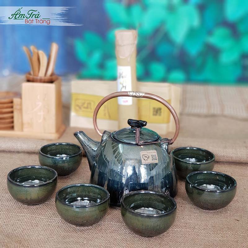 Ấm Chén Trà Bát Tràng