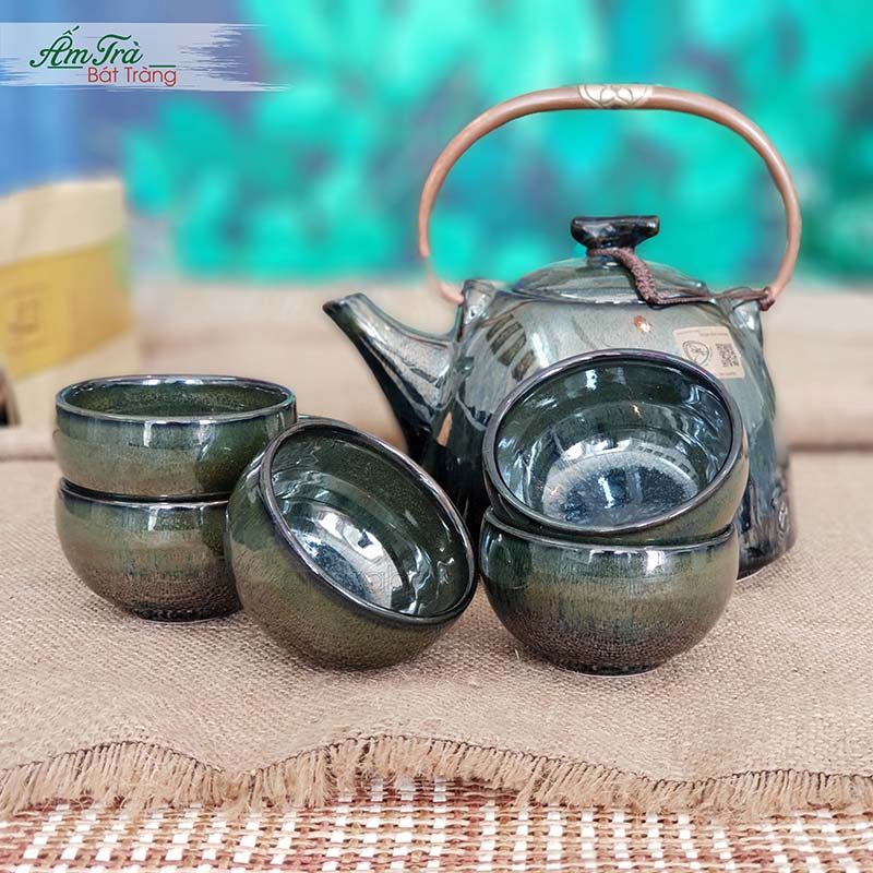 Ấm Chén Trà Bát Tràng