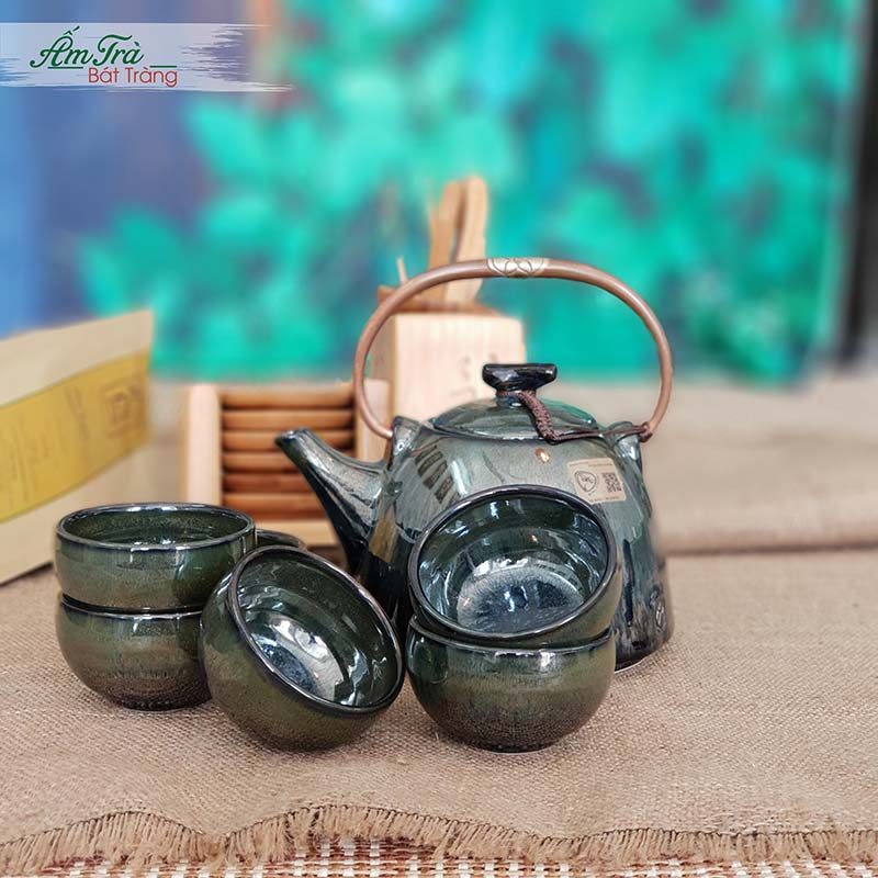 Ấm Chén Trà Bát Tràng
