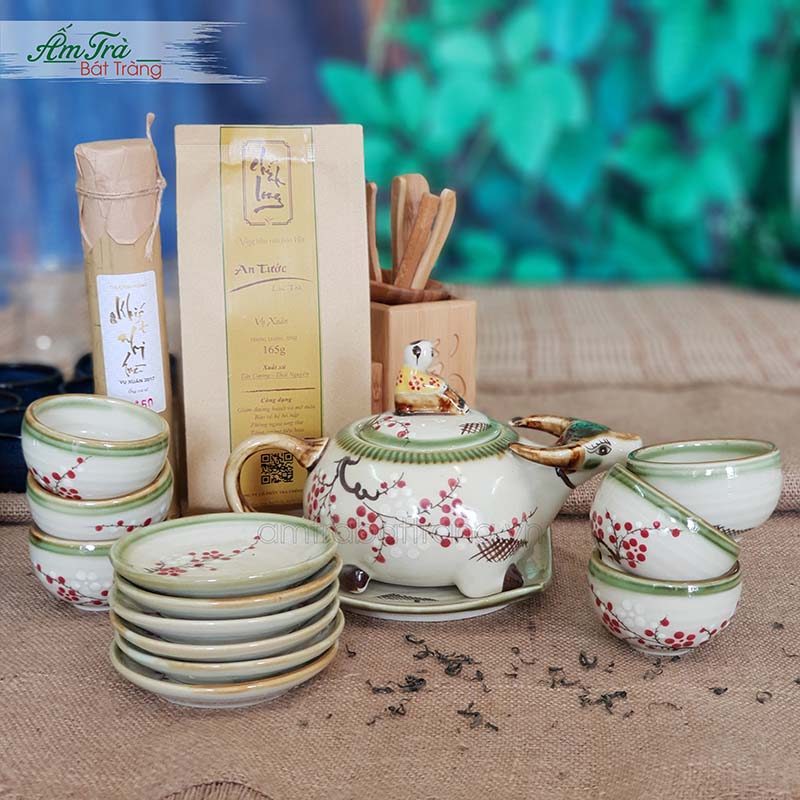 Ấm Chén Trà Bát Tràng