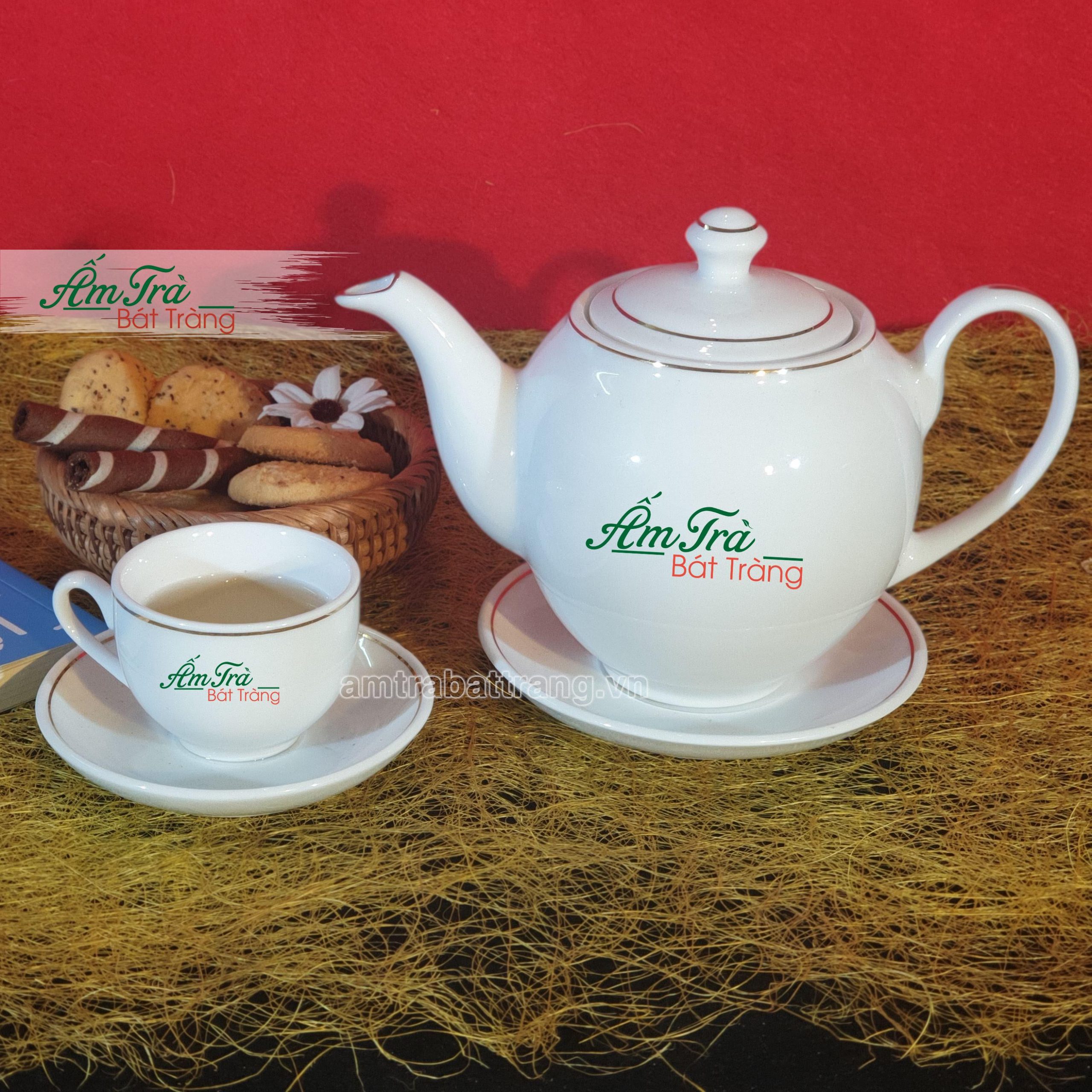 Ấm Chén Trà Bát Tràng