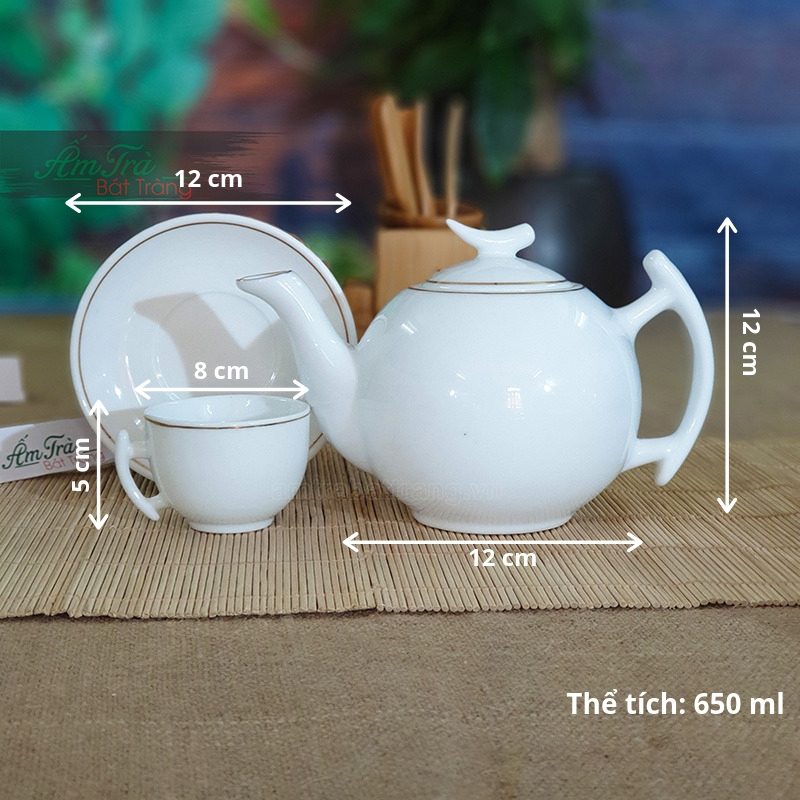 Ấm Chén Trà Bát Tràng