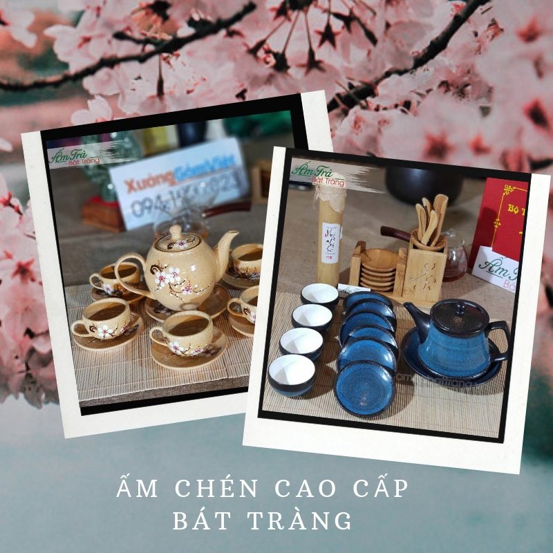 ấm trà bát tràng cao cấp