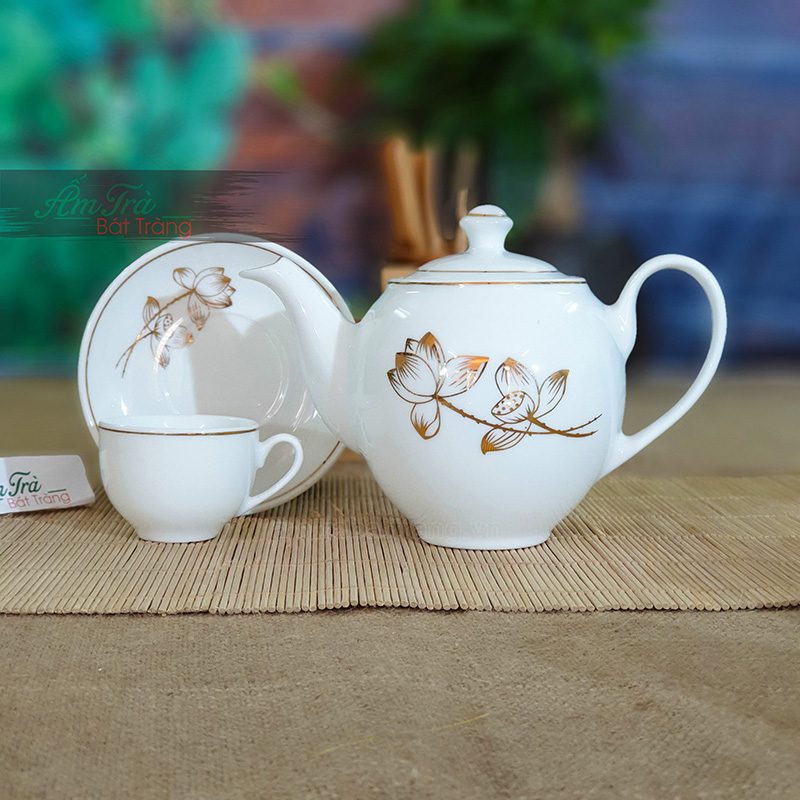 Ấm Chén Trà Bát Tràng
