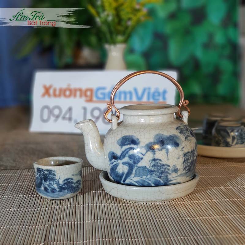 Ấm Chén Trà Bát Tràng