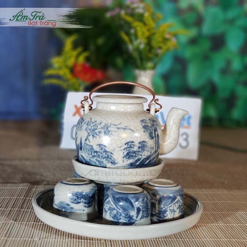 Ấm Chén Trà Bát Tràng