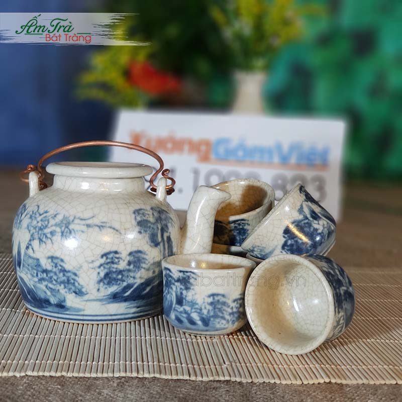 Ấm Chén Trà Bát Tràng