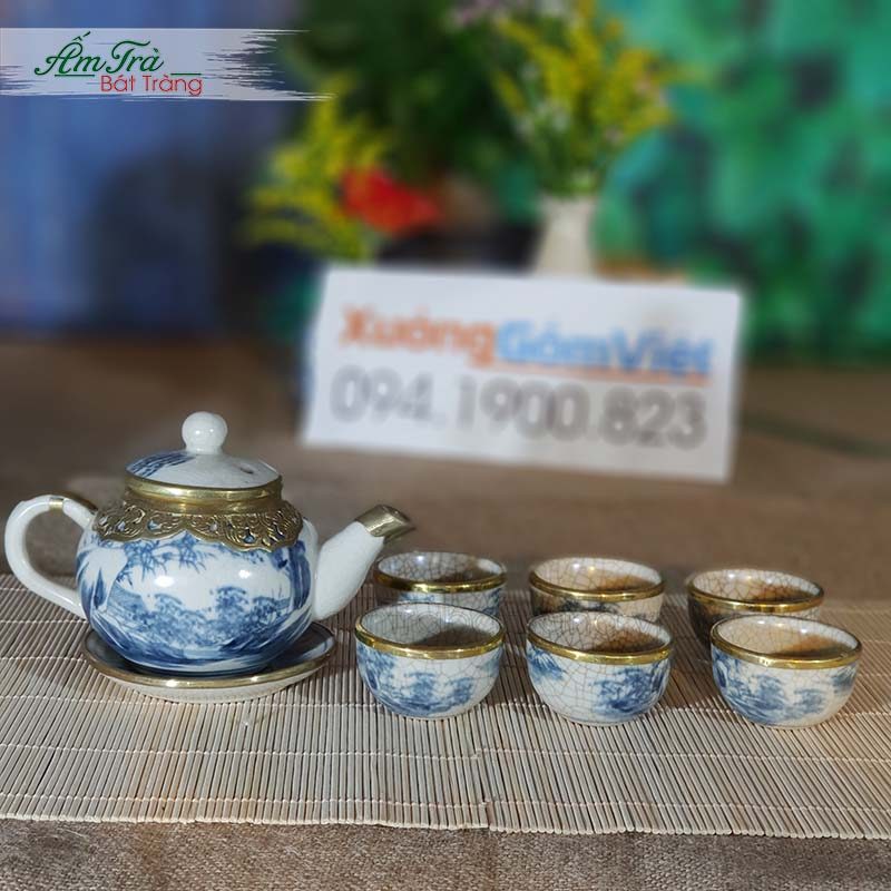 Ấm Chén Trà Bát Tràng