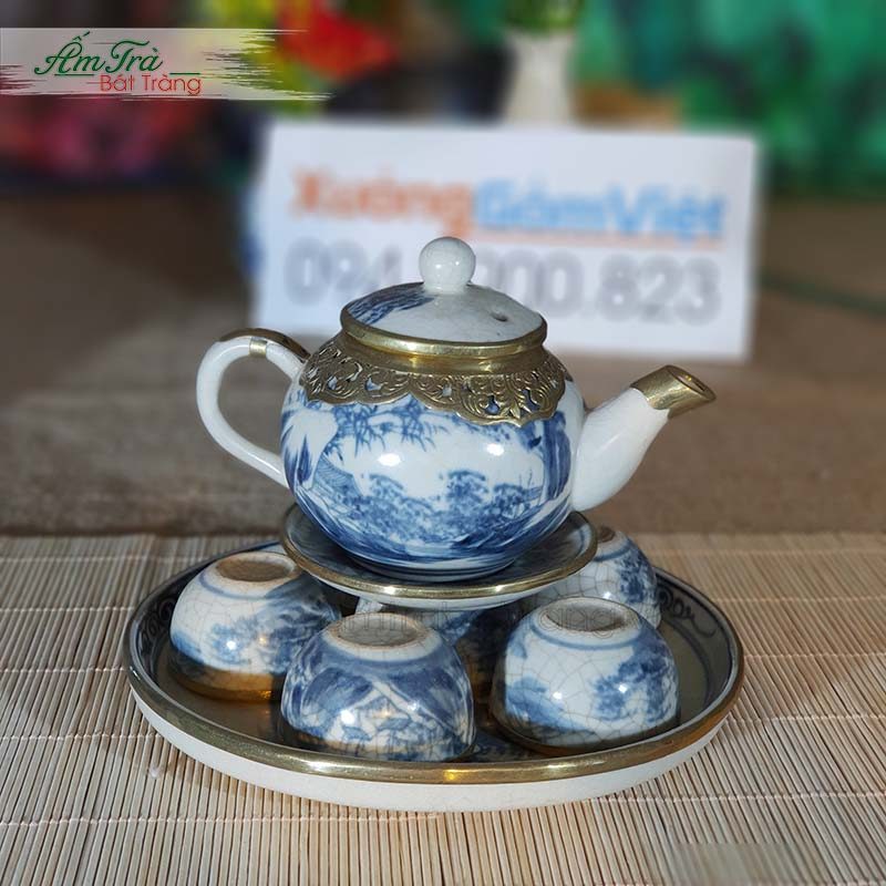 Ấm Chén Trà Bát Tràng