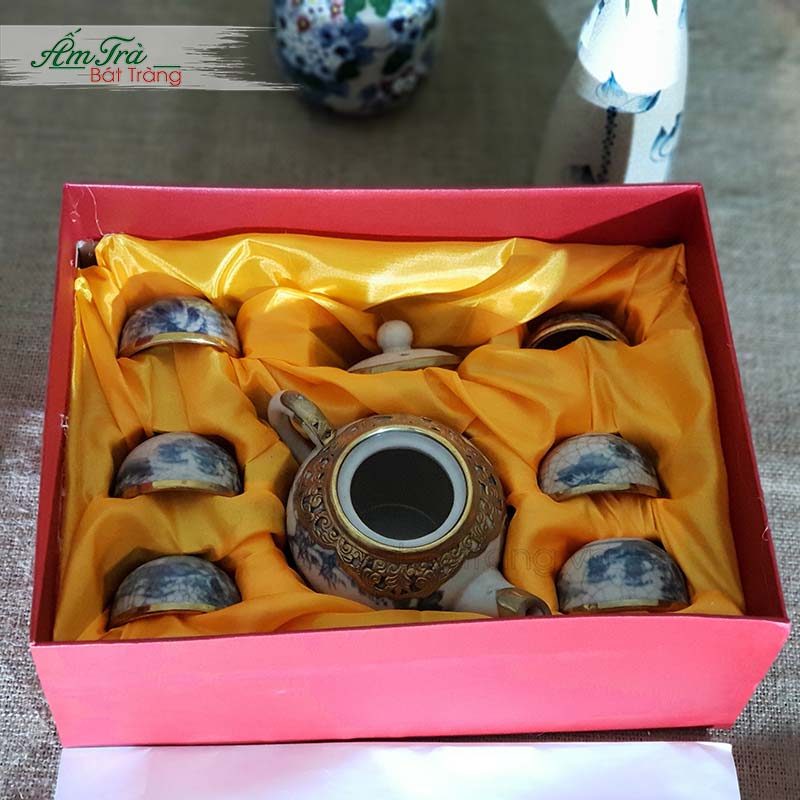 Ấm Chén Trà Bát Tràng