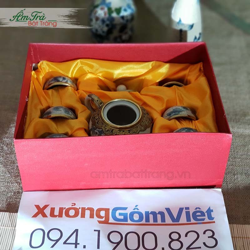 Ấm Chén Trà Bát Tràng
