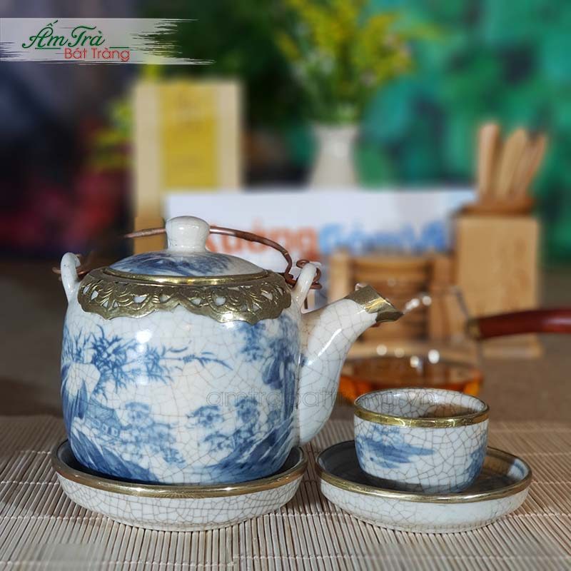 Ấm Chén Trà Bát Tràng