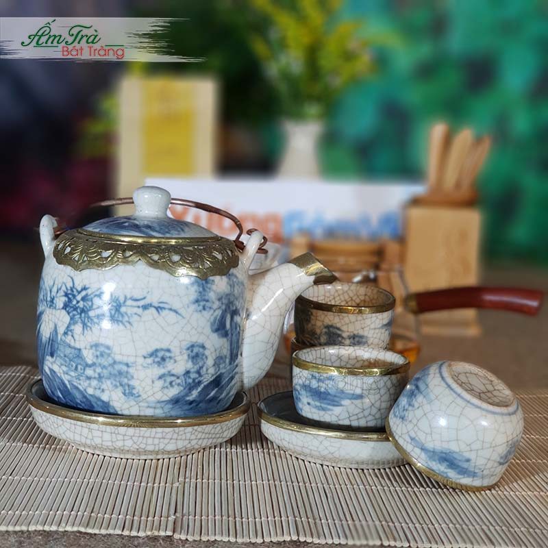 Ấm Chén Trà Bát Tràng