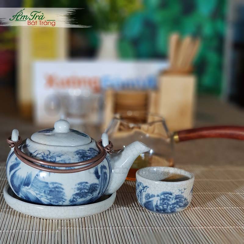 Ấm Chén Trà Bát Tràng
