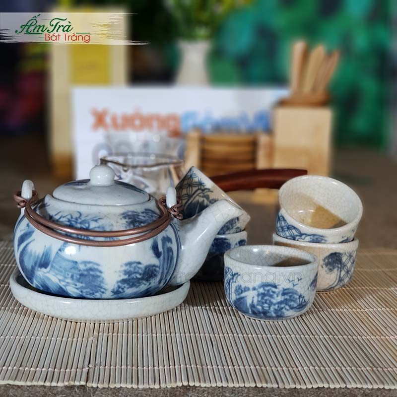 Ấm Chén Trà Bát Tràng